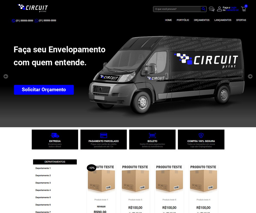 Design de Loja Virtual - Agora  GRTIS - Lojas Virtuais BR