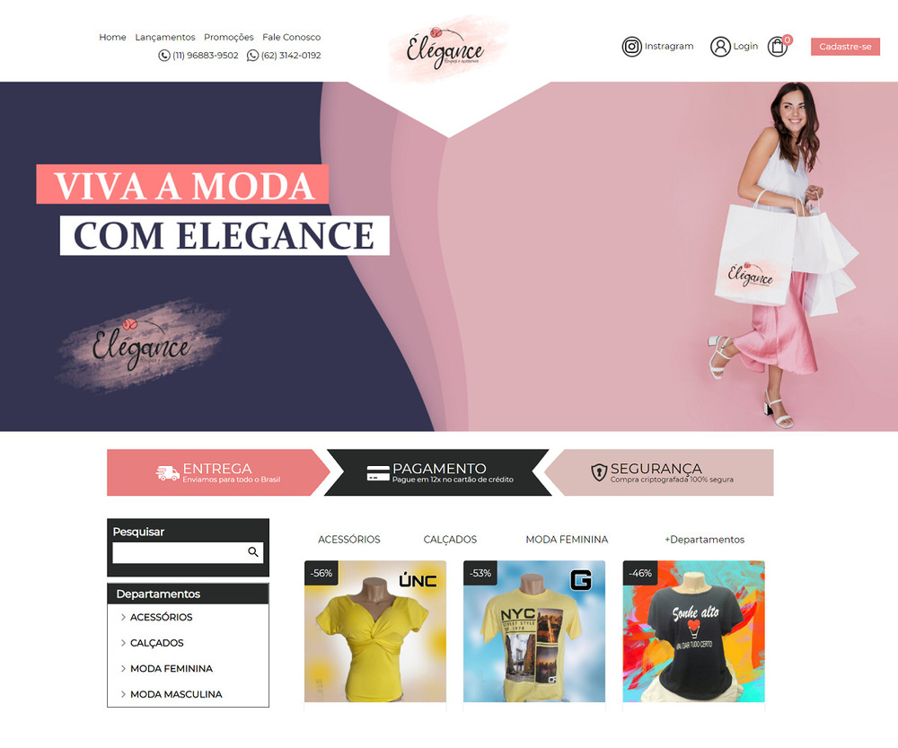 Design de Loja Virtual - Agora  GRTIS - Lojas Virtuais BR