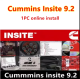 Cummins insite 9.2 pro + 2026 arquivos INCAL teste de c�digo de falhas do motor para software de diagn�stico de servi�o eletr�n