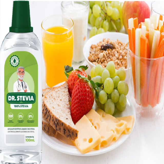 Adoante Natural Stvia Dr.Stevia Sem Amargo sem glten