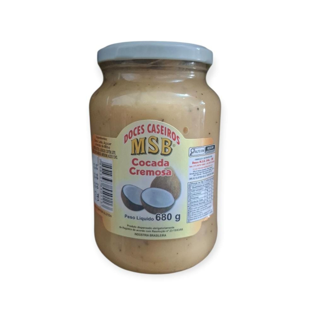 DOCE CASEIRO DE COCADA CREMOSA