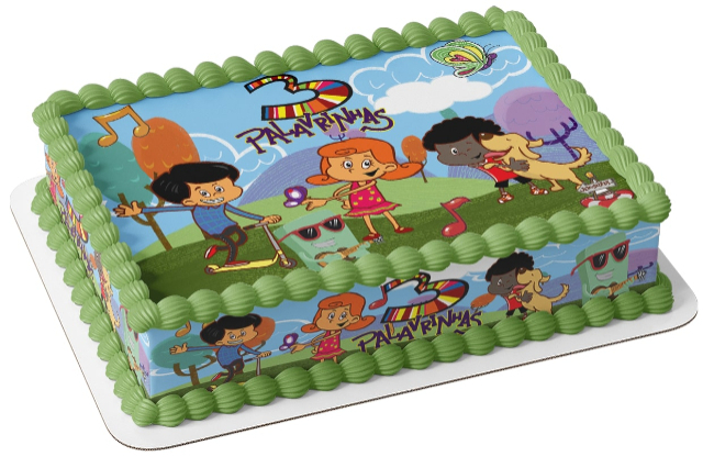 3 palavrinhas papel arroz faixas comestvel para bolo cod1