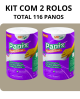 PANIX REUTI 20.5X21.5 C/58 PANOS BRANCOS - KIT C/ 2 ROLOS