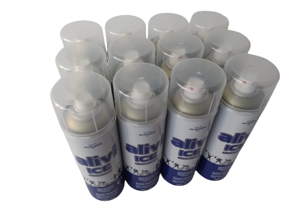 GELO SPRAY ALIVI ICE 280ML KIT COM 12 FRASCOS