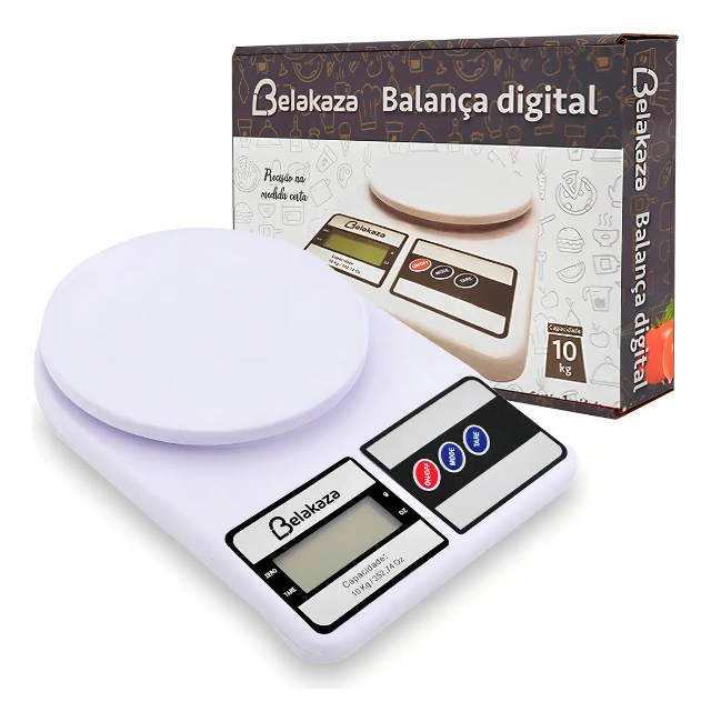 Balan�a De Precisao Para Cozinha Ate 10kg Belakaza