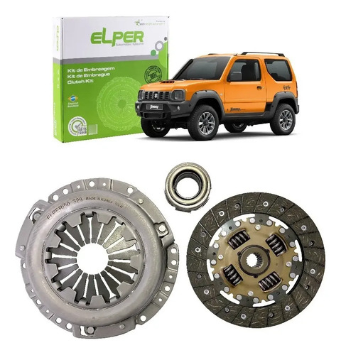 Kit Embreagem Para Suzuki Jimny 1.3 Com Rolamento