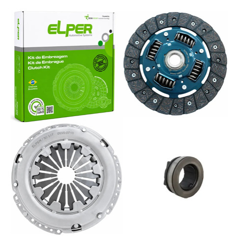 Kit Embreagem Saveiro G6 1.6 8v 2014 Completo Original Elper