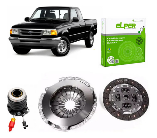 Kit Embreagem Atuador Ranger Stx 4.0 V6 1997 Original Elper