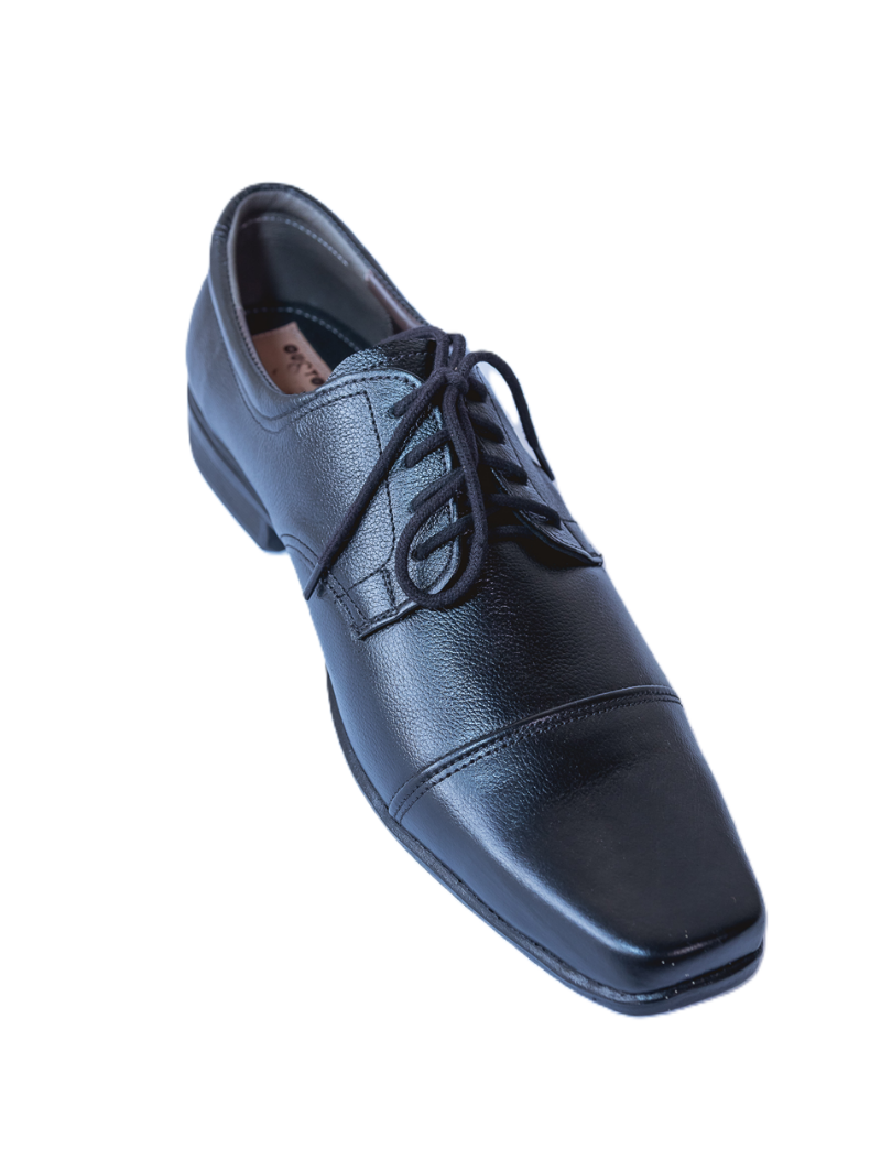SAPATO SOCIAL MASCULINO DERBY EM COURO LEGITIMO PRETO -REF  N 011 SPS - BC