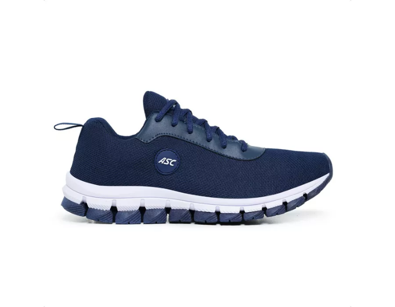  T�nis Esportivo Caminhada Unissex Academia Basic Marinho .         REF. ASCBASEMARBCO