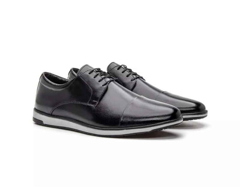 Sapato Casual Masculino Napa Comfort Preto,                    REF. GIB4701NPAWSK,                  Disponibilidade: Pronta Entrega