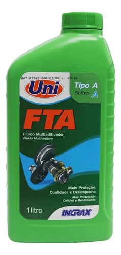 �leo De Transmiss�o Autom�tica Atf Fta Tipo A 1l Ingrax