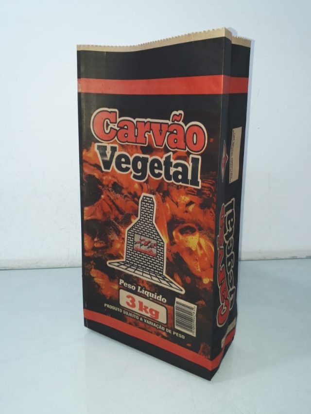 1 MIL SACOS P CARVO VEGETAL 3Kg + FRETE INCLUSO. RETIRAR NA LOJA=1,20/UN.no pix