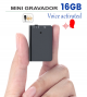 Mini Gravador Espio Digital de udio com Sensor de Voz