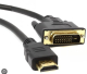 Cabo HDMI para DVI - Conversor HDMI para DVI
