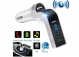 Transmissor FM Veicular Bluetooth e carregador USB