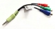 Cabo P3(macho) x 3 RCA(F) 