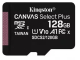 Carto de memria micro SD 128GB Kingston Canvas - Select Plus - SDCS2/128GB