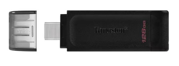 Pendrive 128GB Kingston DataTraveler 70 - USB C - USB 3.2 ?cache=20250805142919