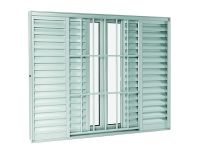 Janela veneziana de correr grade classic 6 Folhas