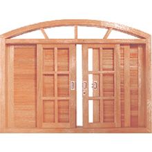 Janela de correr arco veneziana/vidro 