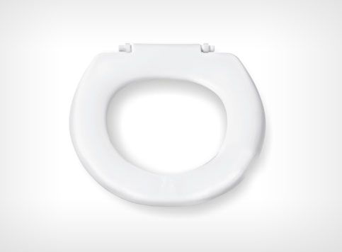 Assento para cadeira de Banho fechado na frente