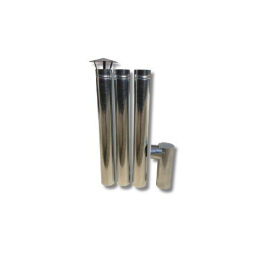 Kit Chamin� para Fog�o � lenha Galvanizado