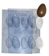 Forma em Acetato com Silicone Ovo Liso 50g RF-846 BWB