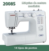 Maquina de costura domestica Janome 2008S