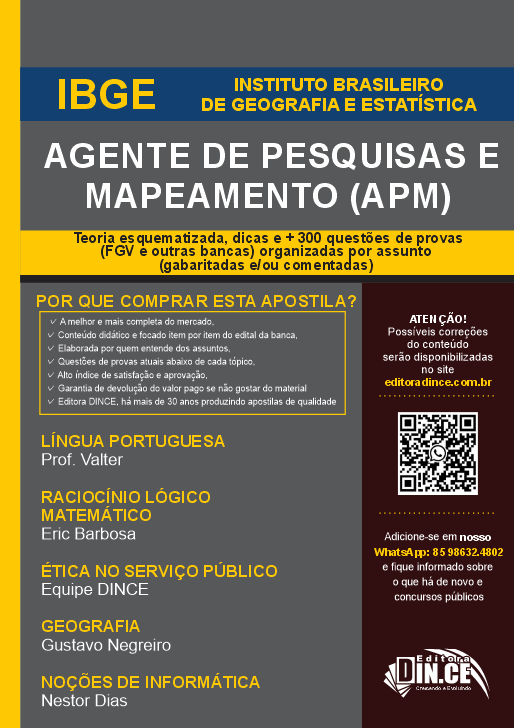 .Agente de pesquisas e mapeamento Apostila IBGE