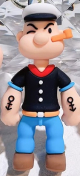 chaveiro POPEYE emborrachado (silicone)  9cm