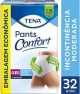 TENA PANTS CONFORT G/EG COM 32 UNIDADES 