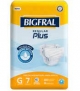 BIGFRAL PLUS DERMA PLUS TAMANHO GRANDE COM 7 UNIDADES (nova embalagem) 