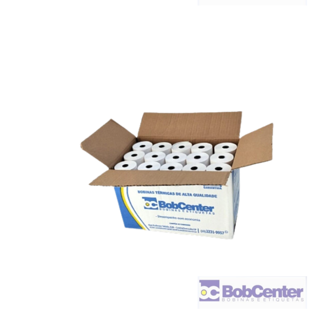 Bobina T�rmica 80x40 Branco 48gr Caixa c/ 30 Rolos - PROMO��O SITE