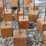 Porta recado jacar ecolgico madeira de reflorestamento  cod.40QM