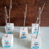 5 Porta recado Jacar em resina tema Dias dos Pais Cod. 1423B