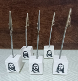 5 Porta recado Jacar em resina tema Jesus Cod. 1424A