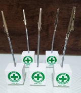 5 Porta recado Jacar em resina tema CIPA SIPAT Cod. 1427A