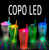 Copo Led Alta Luminosidadenana com Tampa  575 ml. Cod. 112287