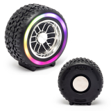 Caixa de Som Multimdia com formato pneu TWS com Luminria RGB Cod.08006