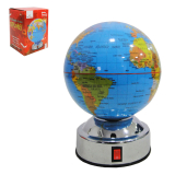 Globo terrestre giratorio politico a pilha Cod.WPB00002
