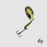 Blue Fox Spinner 6g - Dourado