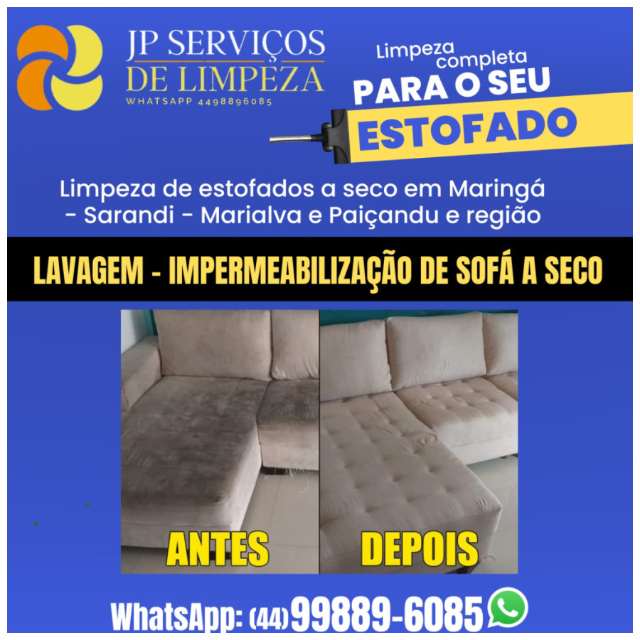  Lavagem Higienizao Sof em Maring 