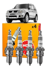 JOGO DE VELAS DE IGNIO NGK (GASOLINA/MOTORES 1.8/2.0)