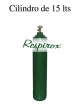 Cilindro de ao - capacidade 15lts - Vazio