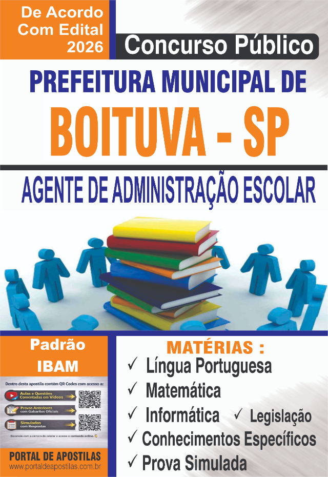 Apostila Da Prefeitura De Boituva Agente Administra��o Escolar