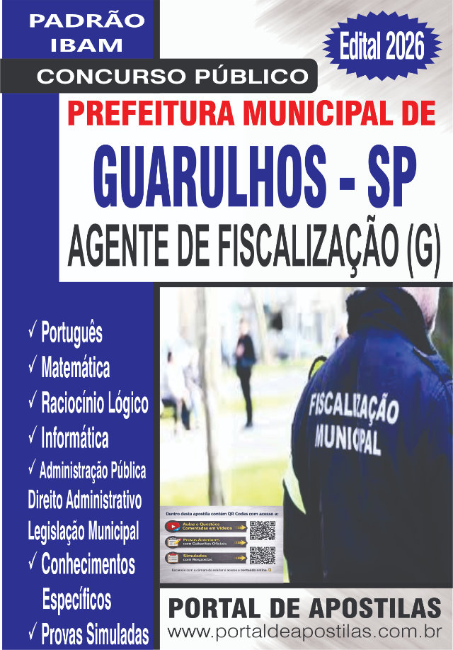 Apostila Da Prefeitura De Guarulhos Agente De Fiscaliza��o G