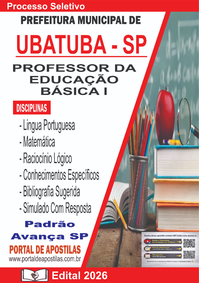 Apostila Da Prefeitura De Ubatuba Professor PEB I