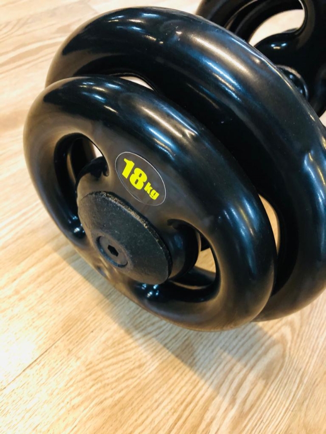 Dumbell Emborrachado unidade 18kg