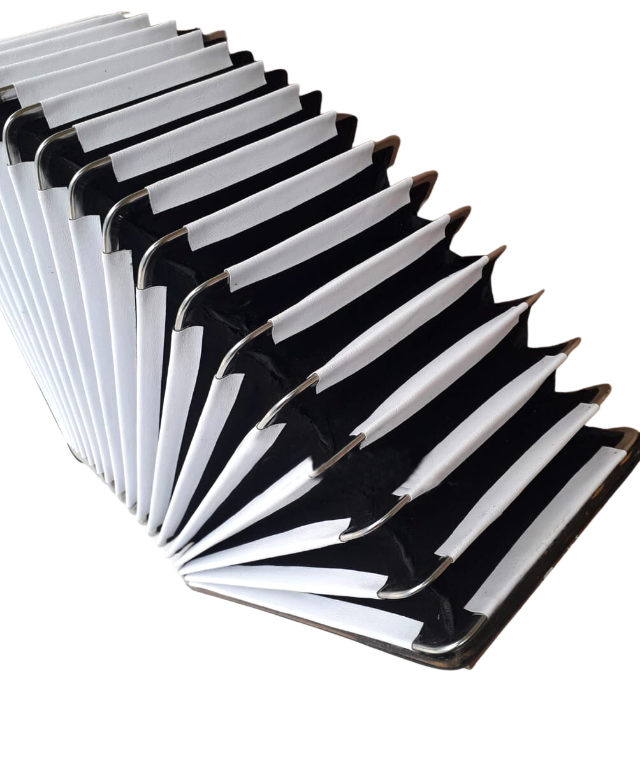 Fole de 80 e 120 baixos c/ 16 dobras e percaline nacional lisa